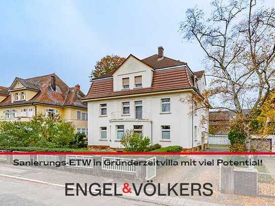 Sanierungs-ETW in Gründerzeitvilla in gesuchter Lage mit viel Potential!