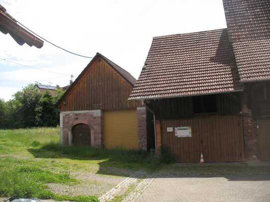 Baugrundstück hinter der ehemaligen Gaststätte Löwen in Sexau