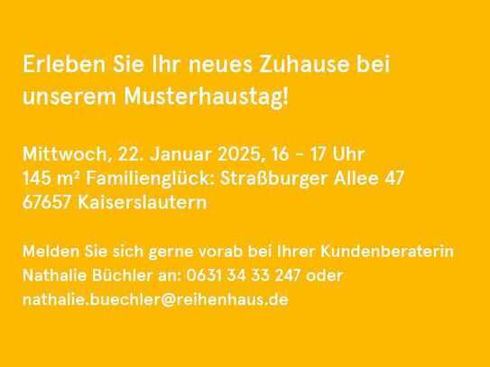 Garantierte zeitnahe Fertigstellung! 145 m² Familienglück in Kirchheimbolanden - Reihenmittelhaus!