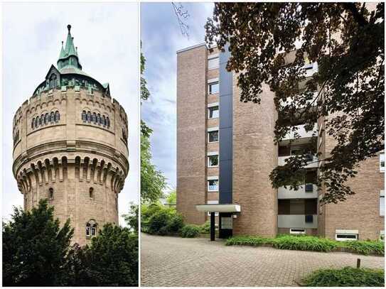 Top vermietete Wohnung mit Tiefgaragen-Stellplatz & Blick auf den Wasserturm