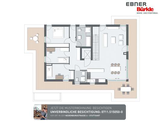 exklusive 4-Zimmer-Penthouse-Wohnung | 6C.5