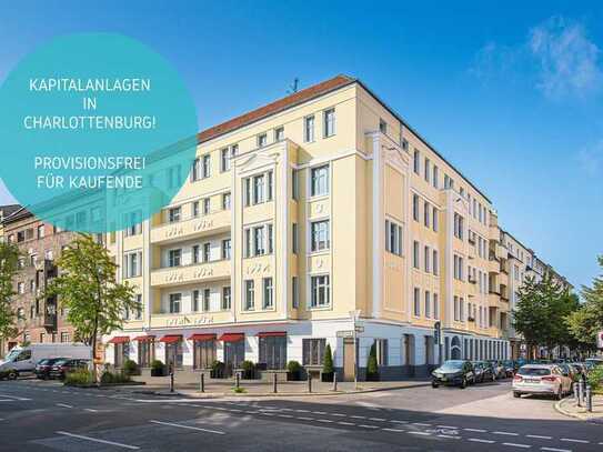 Altbauwohnung als KAPITALANLAGE - vermietete 102m²-Wohnung mit Balkon in Charlottenburg