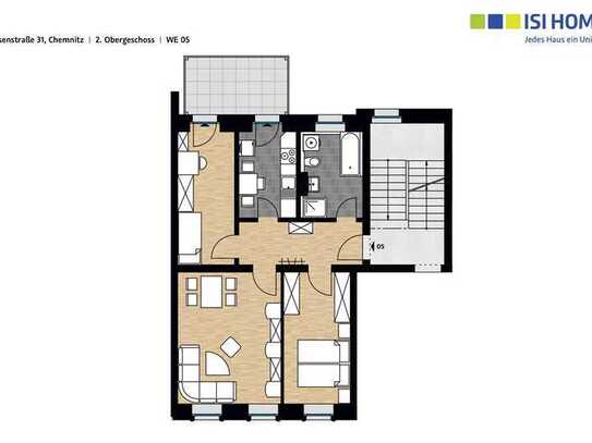 ZENTRALE STADTWOHNUNG am Brühl mit hochwertiger Ausstattung - WE05