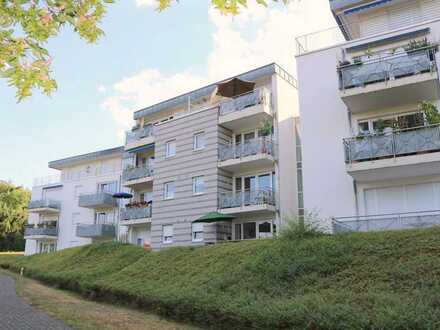 Bonn-Bad Godesberg, möblierte 1 Zimmer Penthouse-Seniorenwohnung mit Blick ins Grüne