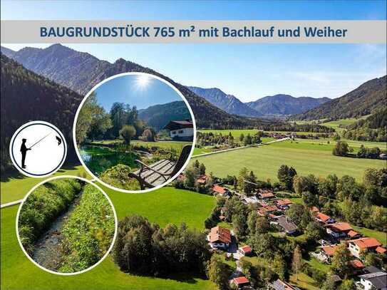 Paradies gefunden: Baugrundstück in traumhafter Lage umgeben von Bergen und Seen.