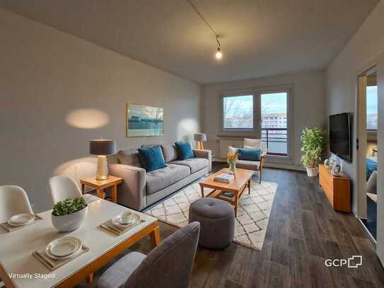 "Frisch renovierte 3-Zimmer-Wohnung in Leipzig-Grünau – modern, hell & bezugsbereit!"