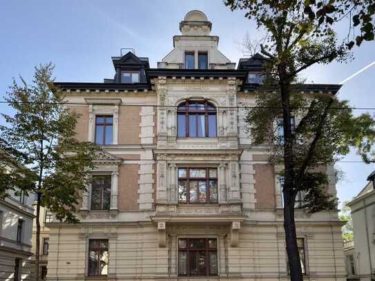 Wohntraum Bachviertel Leipzig: 3-Raumwohnung Stadtvilla