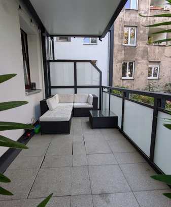 Anfragestopp! Hubertusstrasse: schöne EG-Wohnung mit tollem Balkon