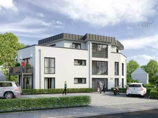 Exklusive Penthouse-ETW im 5-Fam.-Haus im KFW 40 Standard mit Wärmepumpe in Verberg mit gr. Terrasse