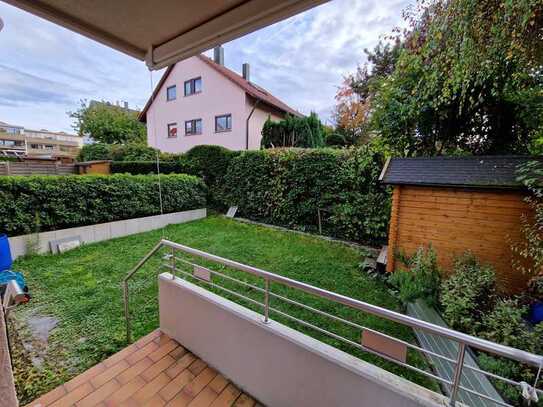 Stilvolle 2-Raum-Erdgeschosswohnung mit direktem Gartenzugang über Balkon und EBK in Filderstadt