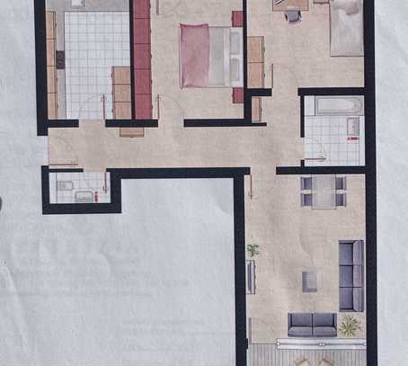 Ansprechende 3-Zimmer-Wohnung mit Balkon in Germering