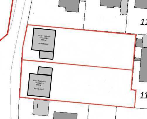 Über 800 m² Grundstück mit einem KFW 40 Neubau Einfamilienhaus