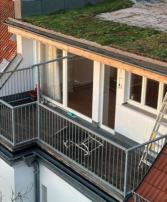 Sonnige DG-Wohnung mit 2 Terrassen im Reuterkiez, Ausbau mit Naturmaterialien