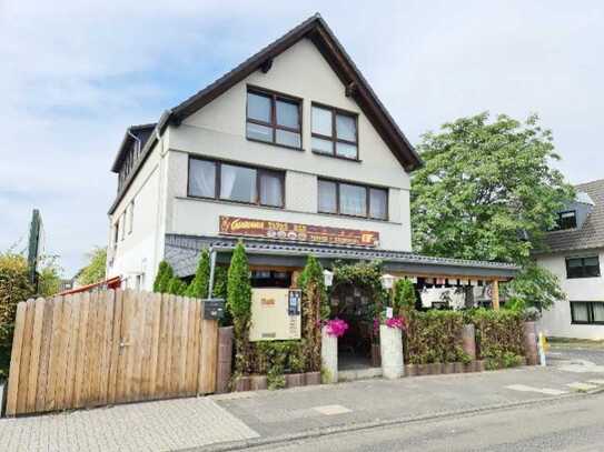 Restaurant (frei) mit großer Terrasse und Wohnhaus mit 6 verm. Wohnungen in Sankt Augustin-Menden!