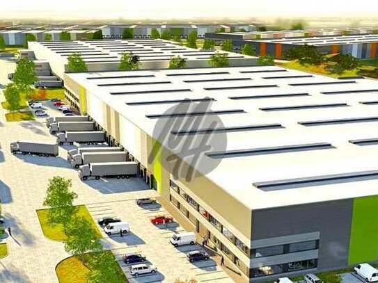 KEINE PROVISION ✓ NEUBAU ✓ Lager-/Logistikflächen (35.000 m²) & variabel Büro-/Mezzanineflächen