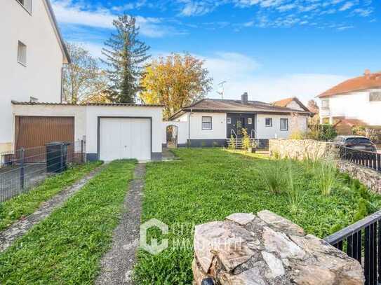 Moderner Bungalow in Groß-Gerau: Stilvolles Wohnen mit Wintergarten, großer Terrasse