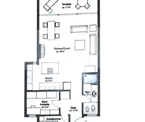 Geschmackvolle 3-Zimmer-Terrassenwohnung mit gehobener Innenausstattung mit EBK in Bergisch Gladbach