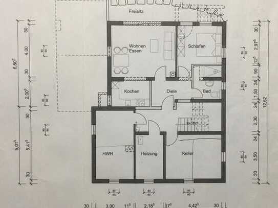 2,5-Zimmer-KG-Wohnung mit überdachter Terrasse in Maximiliansau