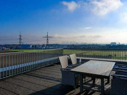 **DIREKT VOM EIGENTÜMER** Helle Büroflächen mit Blick auf die Skyline