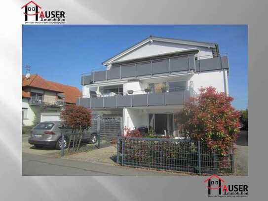 Walldorf, 3-ZKB: Schöne helle und große Penthouse-Wohnung mit großer Terrasse in kleiner WE.