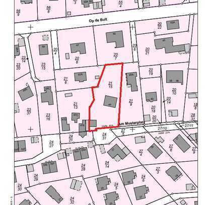 Zweifamilienhaus mit zwei Gartenanteilen + baureifer Bauplatz in bester Lage von Maschen