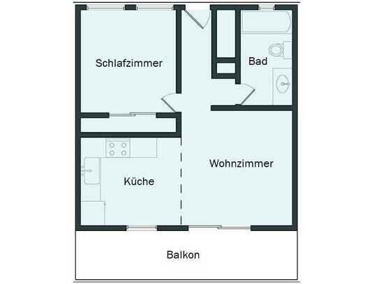 Attraktive 2-Zimmer-Wohnung in Alzey