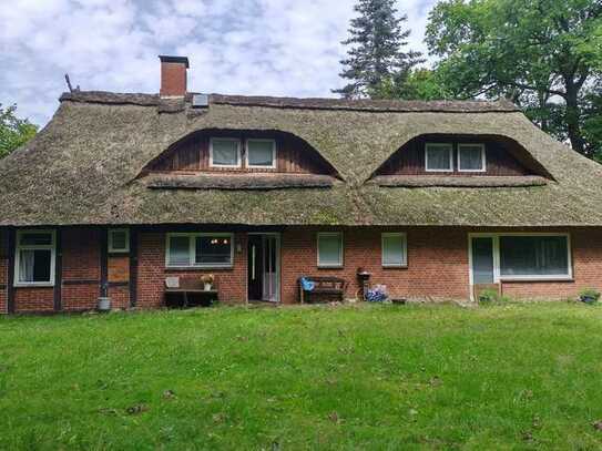 Historisches Bauernhaus mit Reetdach Fachwerk und ca. 5.595 m² Grundstück