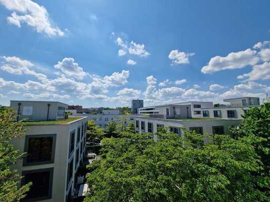 LICHTDURCHFLUTETE MODERNE 3-ZI-DACHTERRASSEN-ETW mit PENTHOUSE-CHARAKTER,SCHWABING am Olympiapark