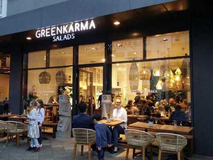 GREENKARMA: Top Restaurant mit Terrasse und Lieferservice im ID Cologne zu verkaufen!!