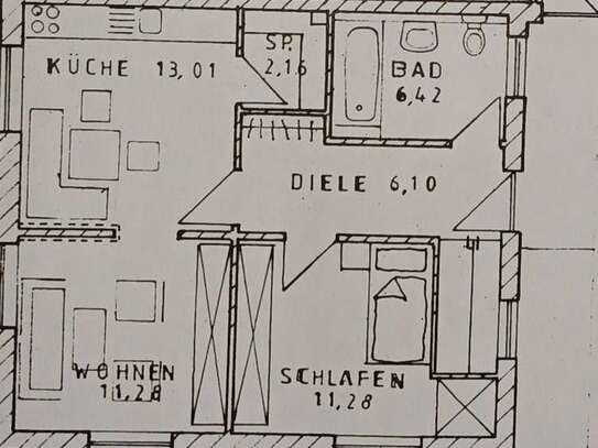 EG Wohnung ohne EBK, Garage , Garten, Terrasse