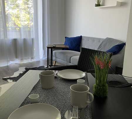 Voll möblierte 2-Zimmer-Wohnung mit Balkon und Tiefgaragenstellplatz in 41239 in Mönchengladbach