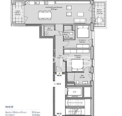 Gut geschnittene 3-Zimmer Neubauwohnung in herrlicher Seelage