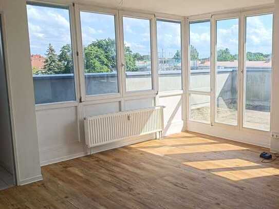 Gut gemietet: Dachgeschosswohnung mit Terrasse in Luckenwalde!