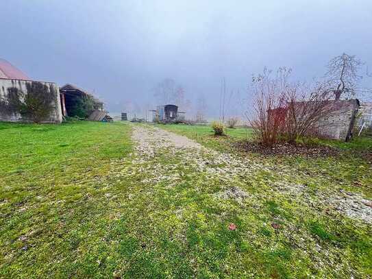 BAUGRUNDSTÜCK ca. 1500 m² mit großer, angrenz. Wiesenfläche in 86554 Pöttmes-OT!