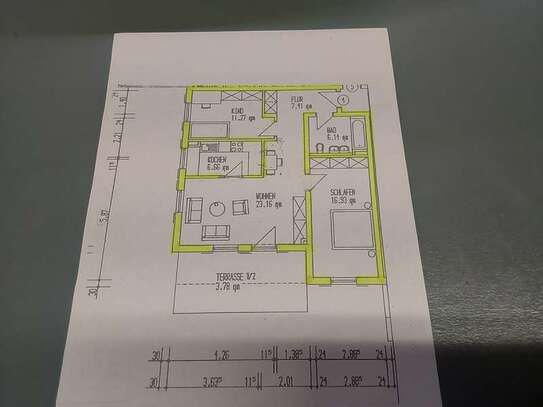 3-Zimmer-Wohnung in ruhiger Lage mit Terrasse in Penzberg