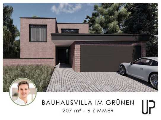 Moderner Purismus! Exklusive Bauhausvilla mit Doppelgarage als Neubau in Best-Lage von Leverkusen