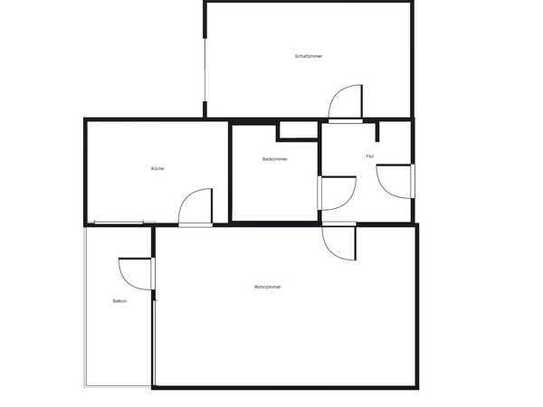 Praktische 2-Zimmer-Wohnung (WBS mit besonderem Wohnbedarf!)