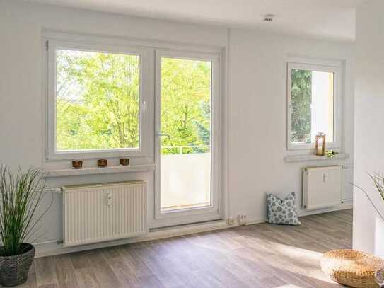 Barrierefreier Zugang zur Wohnung mit bodengleicher Dusche