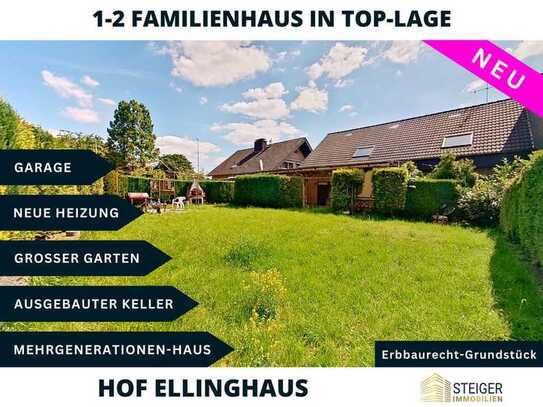 Einfamilienhaus für zwei Generationen mit ausgebautem Keller, Garten und Garage in TOP-Lage!