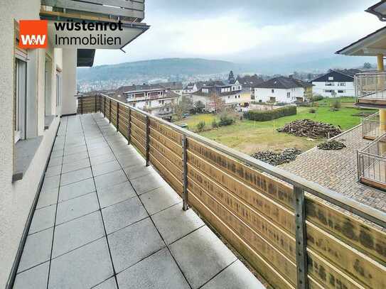 Die Wohnung in Bad Orb mit viel Ausblick & viel Platz für 2! 2-ZKB Wohnung, PKW Stellplatz und frei!