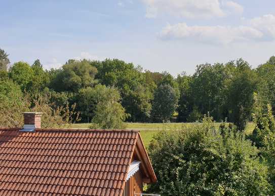 Herrliche 3 Zi Wohnung mit Carport und Blick auf die Isar