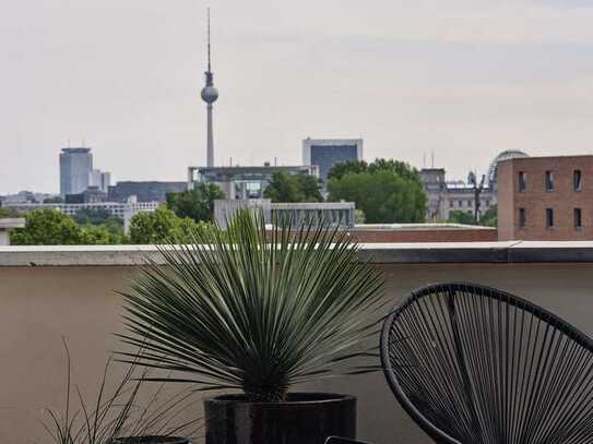 PROVISIONSFREI: Einzigartige DG-Wohnung mit atemberaubender Aussicht! Erstbezug am Tiergarten!