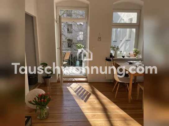 Tauschwohnung: Biete Sonnige 1-Zimmer Wohnung mit Balkon gegen 3 Zimmer