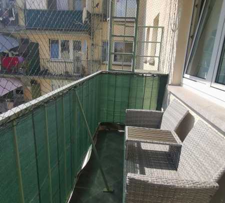 1ZW WOHNUNG WILHELMSPLATZ/BLEICHSTR BALKON WANNEN BAD EBK FUSSLÄUFIG S BAHN BUSSE MARKTPLATZ FUSSGÄN