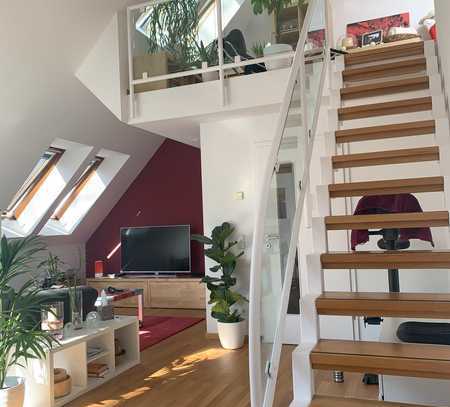 Bezugsfrei! Top-gepflegte Maisonette, einzigartige Ausstattung und traumhafte Dachterrasse