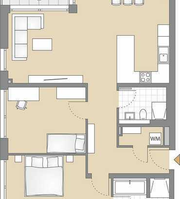 Helle 3-Zimmer Wohnung mit 105m² Wohnfläche! (302)
