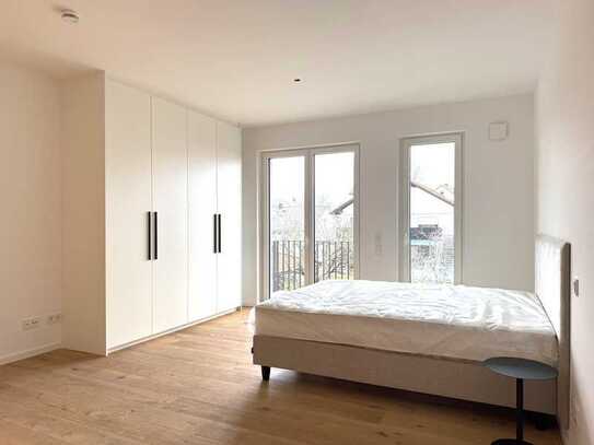 Großzügiges, teilmöbliertes 1- Zimmer Apartment in hochwertigem Neubau