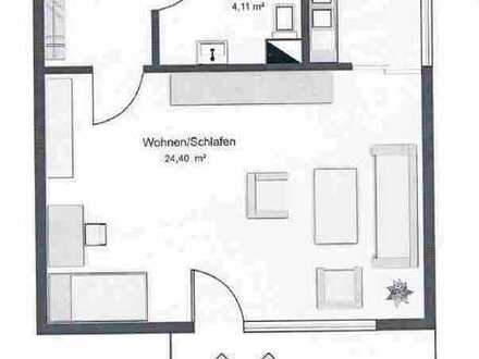 Stilvolle, modernisierte 1-Raum-Wohnung mit gehobener Innenausstattung mit EBK in Tamm