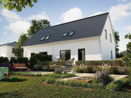 Das ausbaufähige und flexible Doppelhaus massiv gebaut von Town & Country in Eiterfeld