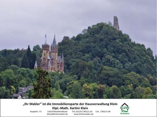 3,5 Zi-Whg mit Drachenburgblick und romantischem Garten